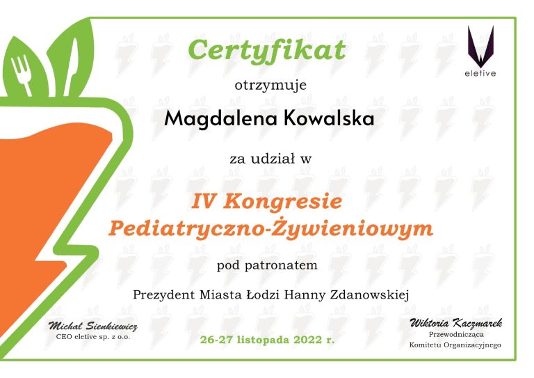 IV-Kongres-Pediatryczno-Zywieniowy-Certyfikat-Magdalena Kowalska-26-11_27-11_page-0001